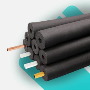 Aislante Rubatex para tubería de cobre